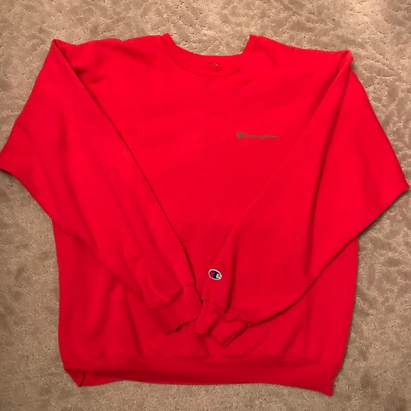 Champion Other - Vintage champion spellout crewneck red medium